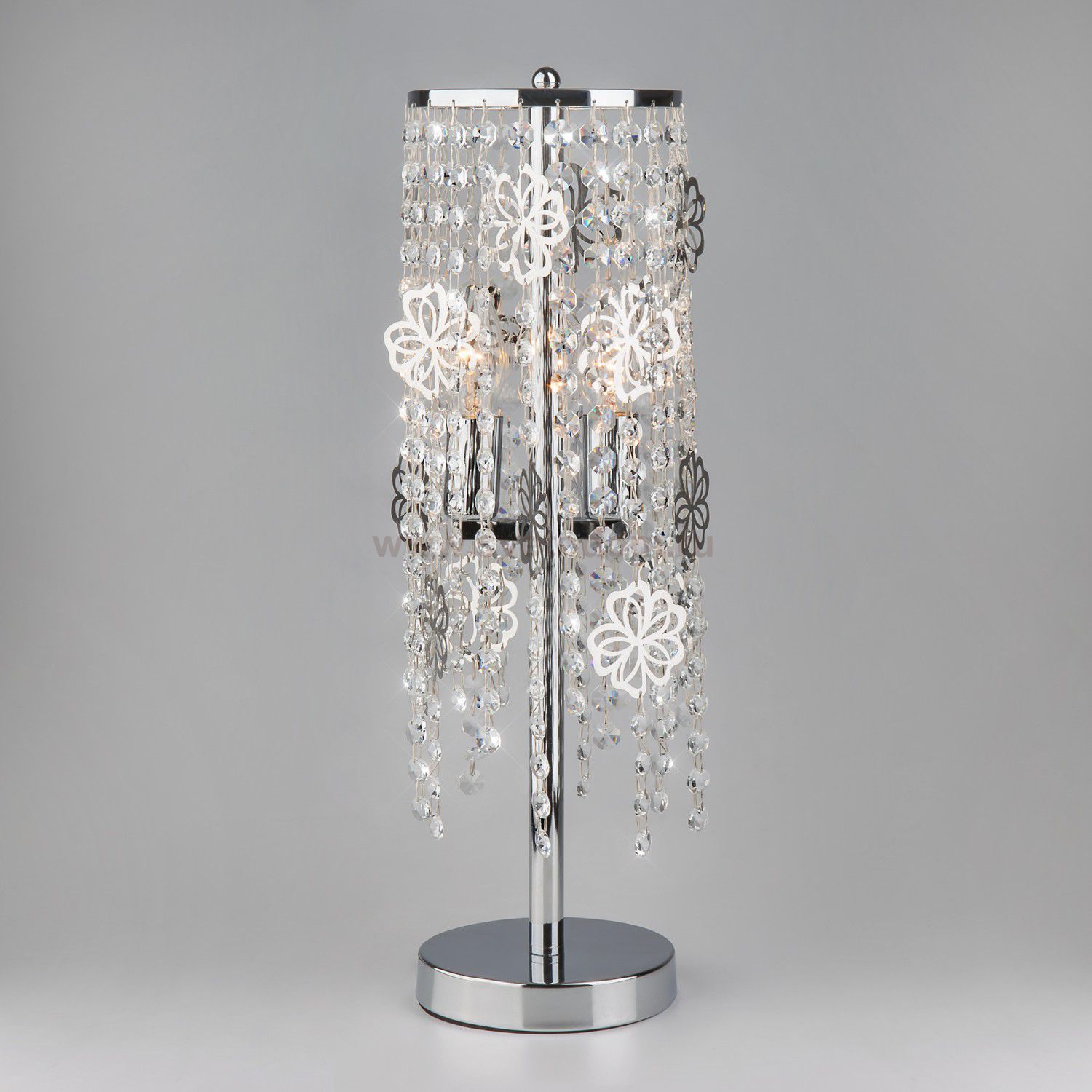 Светильник Eurosvet 01035/2 хром/прозрачный хрусталь Strotskis