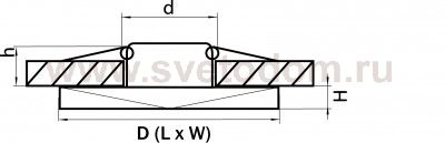 Светильник встраиваемый Lightstar 11005 Miriade