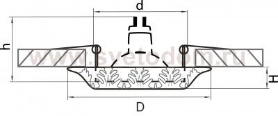 Светильник встраиваемый Lightstar 11194 HELIO