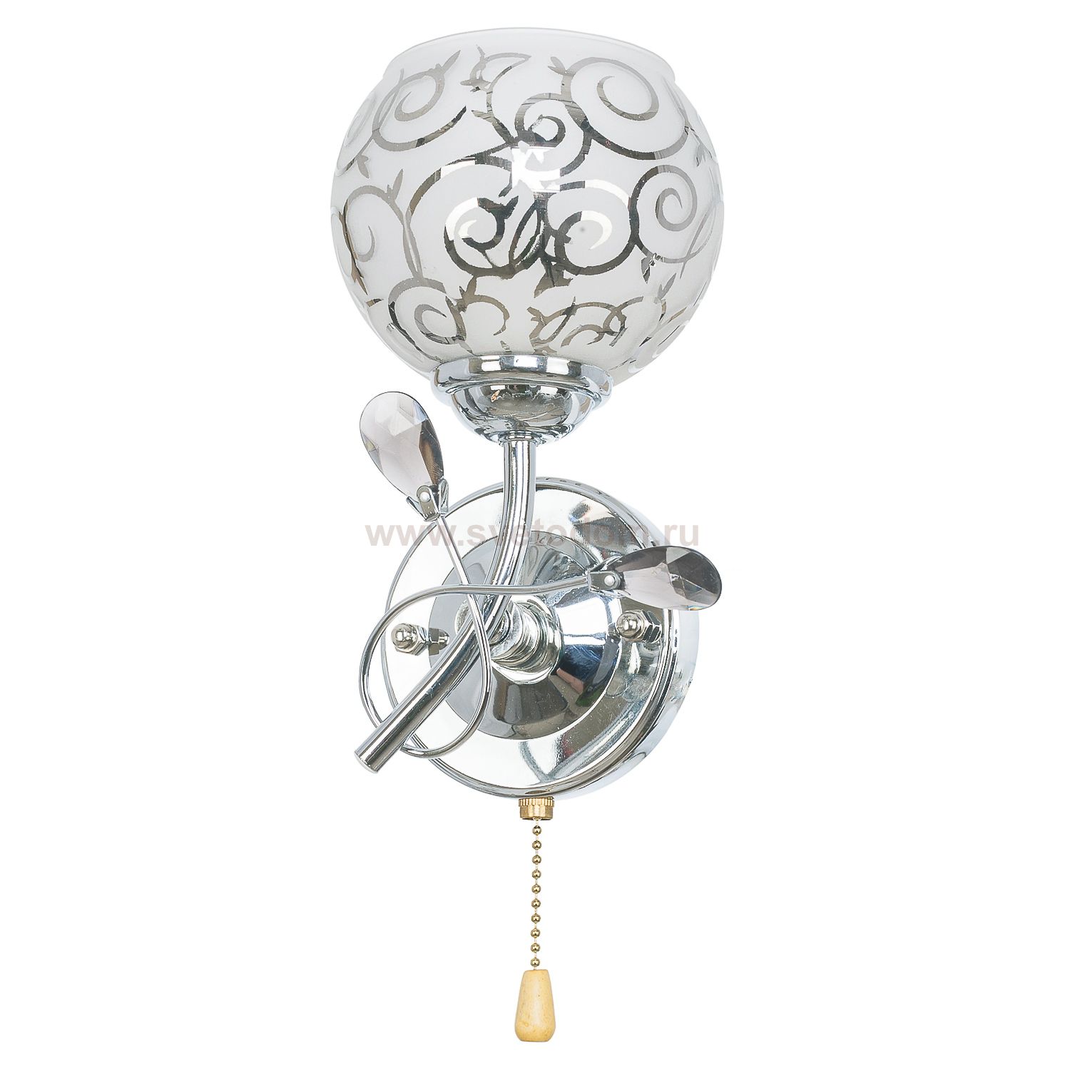 Настенный светильник Экономсвет 014YX/1wB CR WT