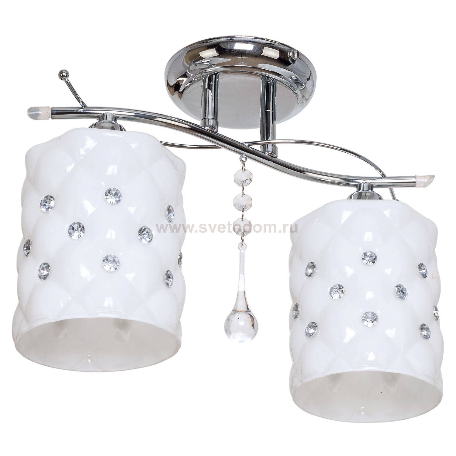 Потолочный светильник 01613/2CR WT Экономсвет