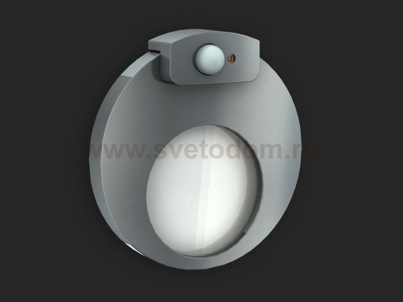 Zamel Светильник MUNA Графит/Тепл.бел. в монт.коробку, 230V AC с датчиком движения (02-222-32)