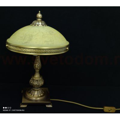 Настольная лампа Ambiente 02166T/3 AB античная бронза