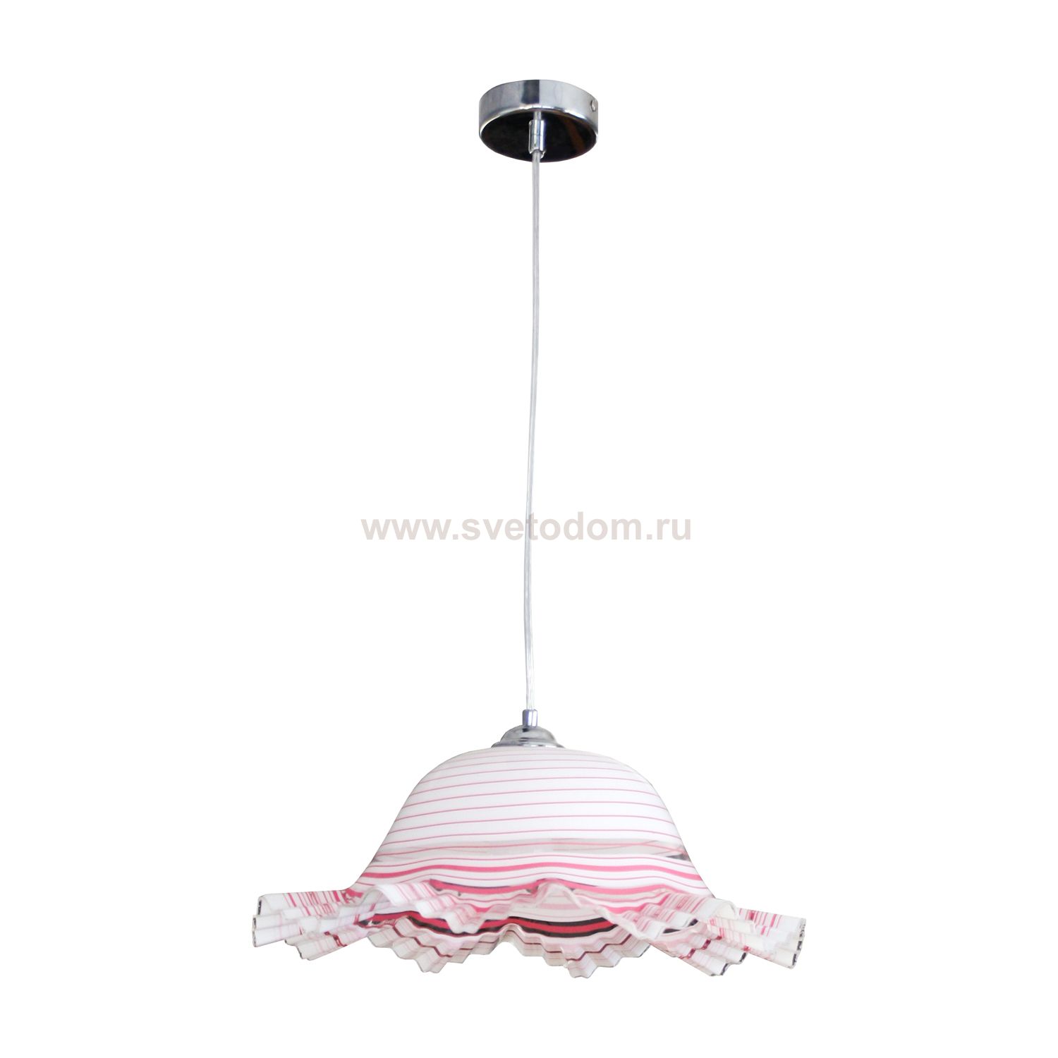 Подвесной светильник Экономсвет 02/1CR WT+PNK