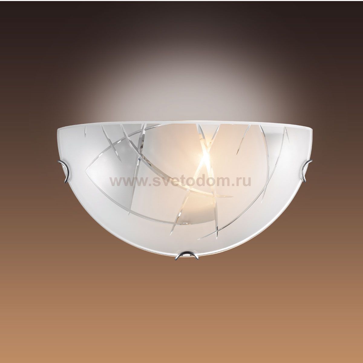 Светильник бра Сонекс 043 хром/белый KAPENA