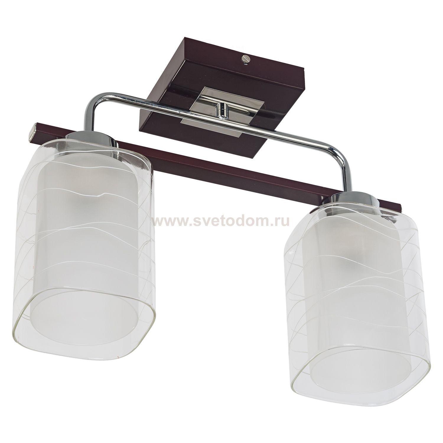 Люстра еврокаркас Экономсвет 050J/2CR+BR WT