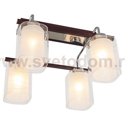 Люстра еврокаркас Экономсвет 050J/4CR+BR WT