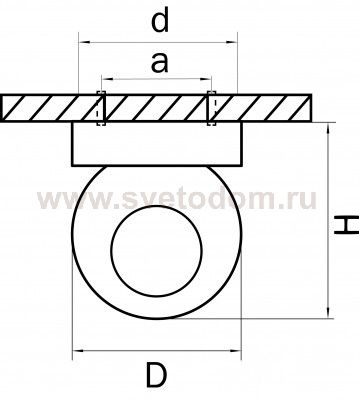 Светильник точечный накладной диодный Lightstar 51009 Globo