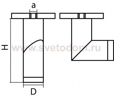 Светильник точечный накладной Lightstar 051019R ILLUMO F