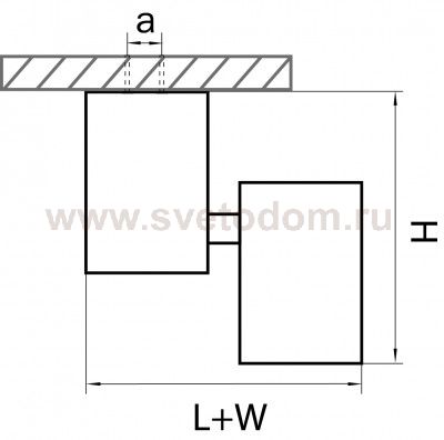 Светильник точечный накладной диодный Lightstar 51134 Punto