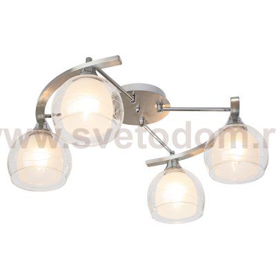 Люстра еврокаркас Экономсвет 052J/4CR+AL WT