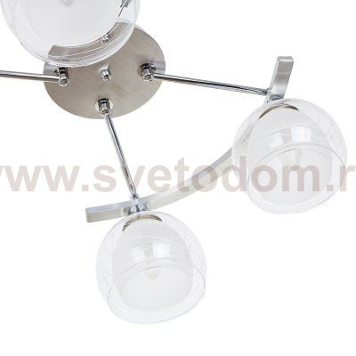 Люстра еврокаркас Экономсвет 052J/4CR+AL WT