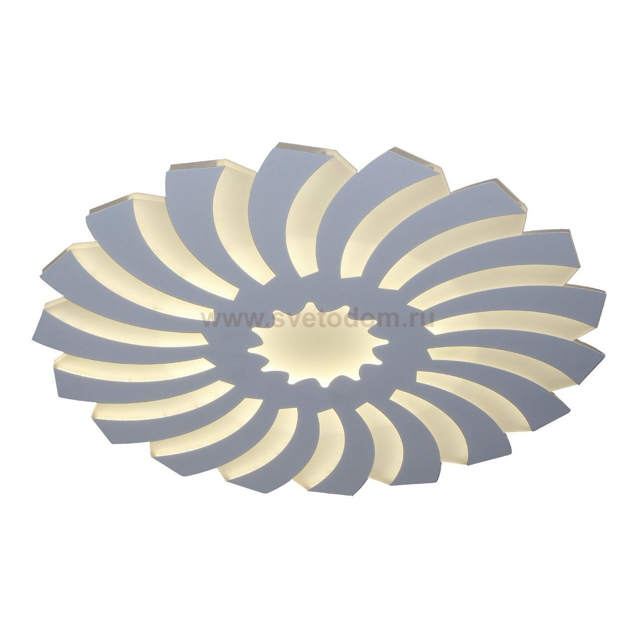 Светильник АГАВА белый d80 h4 Led 142W (3000-6000K) Kink light 05812-18,01