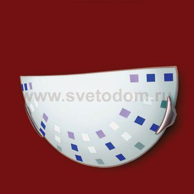 Светильник Сонекс 064 хром Quadro blue