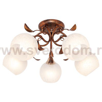 Люстра классическая Экономсвет 0677W/5FGD+BR WT