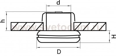 Светильник точечный встраиваемый диодный Lightstar 071014R Piano led micro