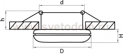 Светильник точечный встраиваемый диодный Lightstar 071034R Piano led mini