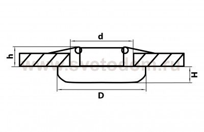 Светильник точечный встраиваемый диодный Lightstar 71176 Monde
