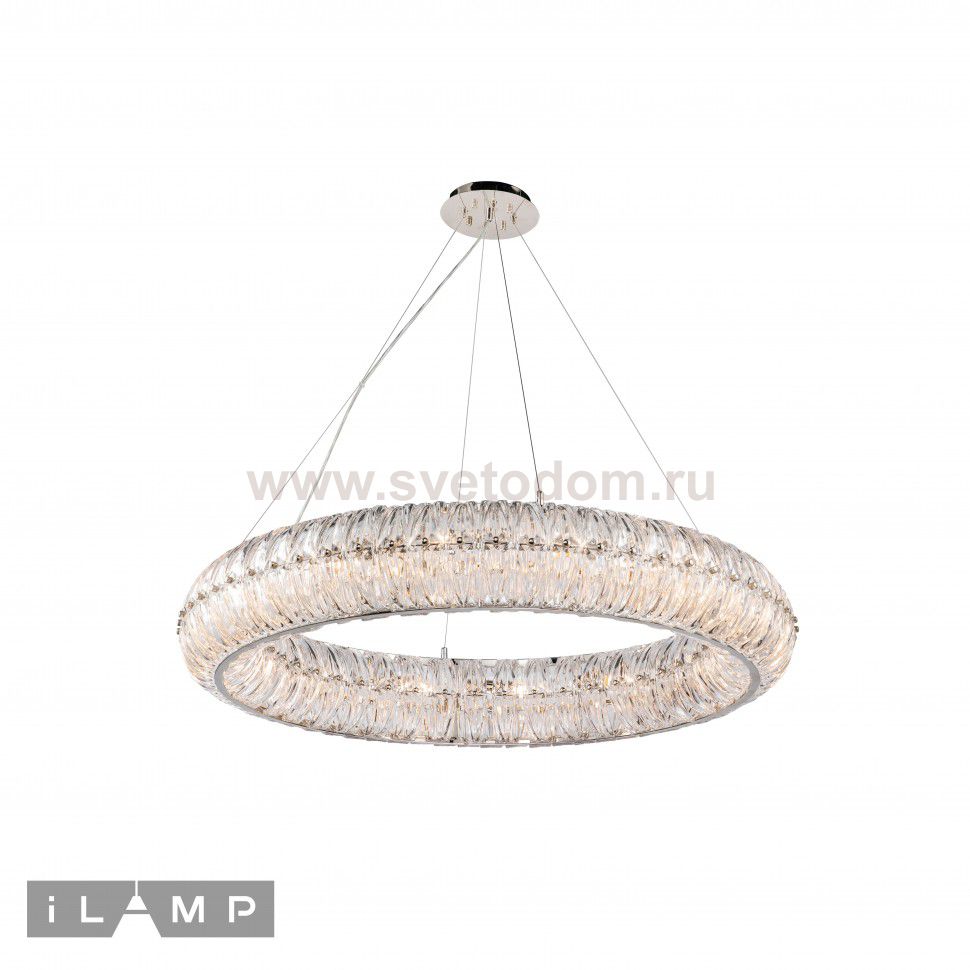 Подвесная люстра iLamp Destiny 072D-14 Nickel