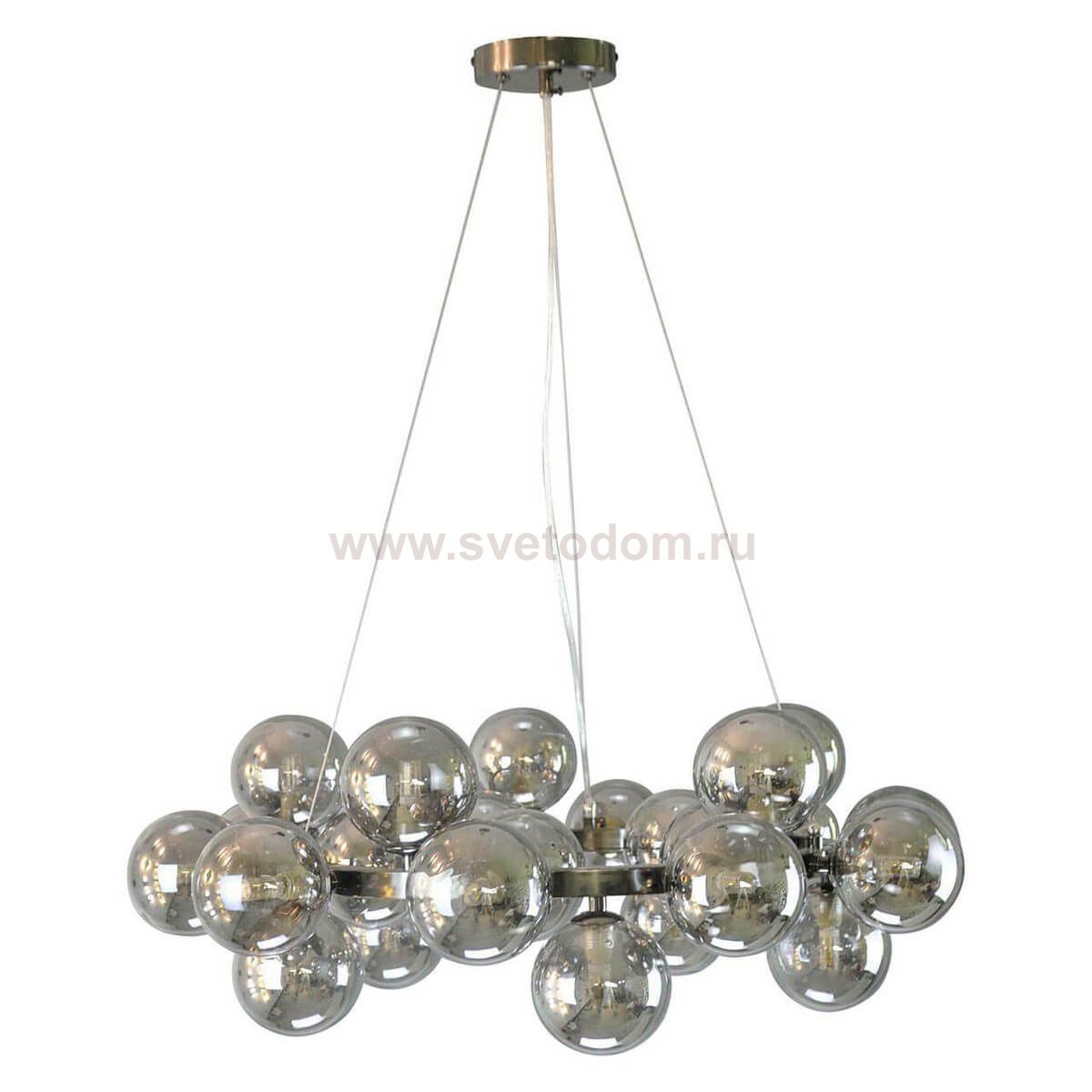 Люстра СИДА жемчужно-черный d66 h120 G9 125W (Led) (лампами не комплектуется) Kink light 07509-25,19