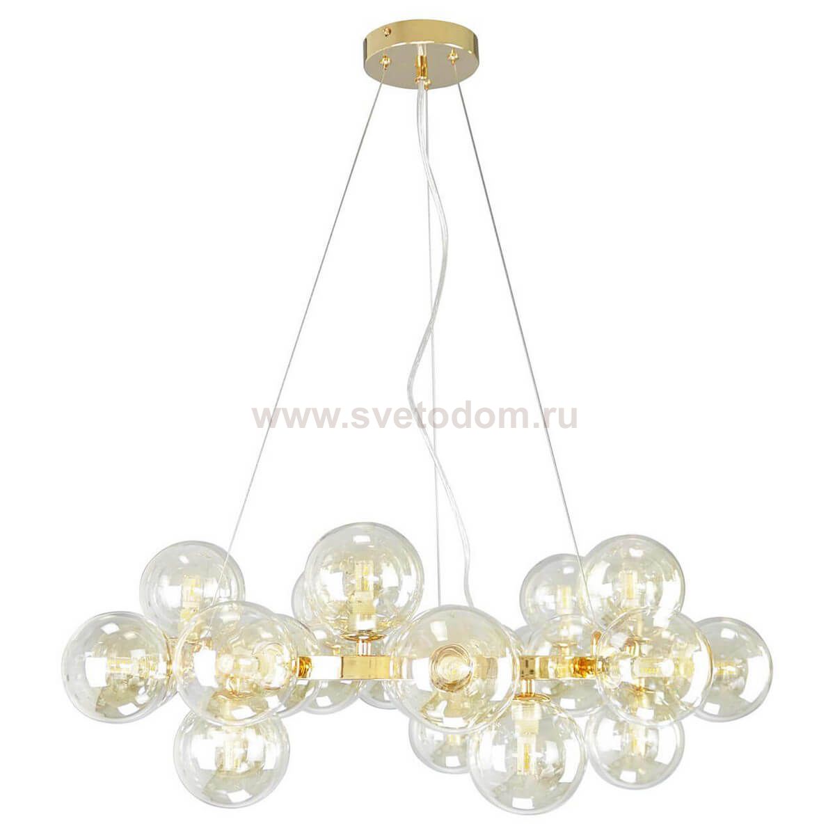 Люстра СИДА золото d66 h120 G9 125W (Led) (лампами не комплектуется) Kink light 07509-25,33