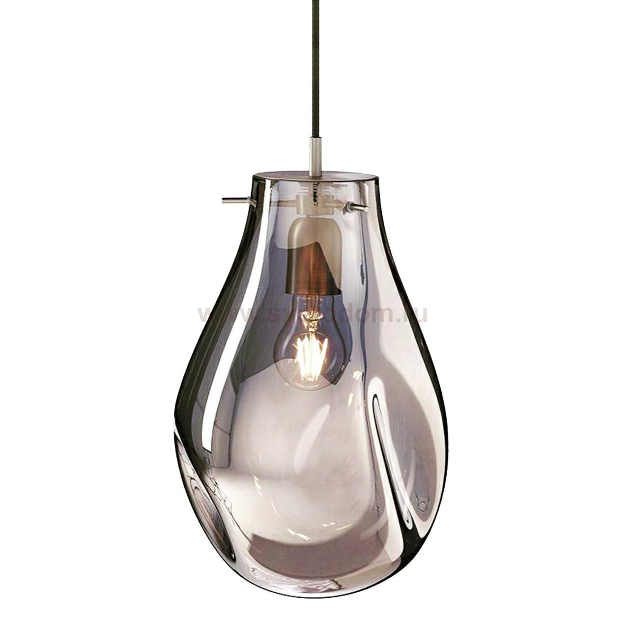 Подвес КАПЛЯ хром d22 h200 E27 1*40W Kink light 07511-22,02