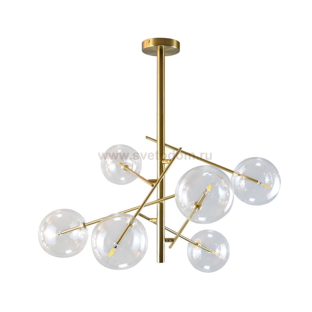 Люстра ДЖЕТА бронза d70 h70 G4 30w(Led лампы в комплекте) Kink light 07516-6,20