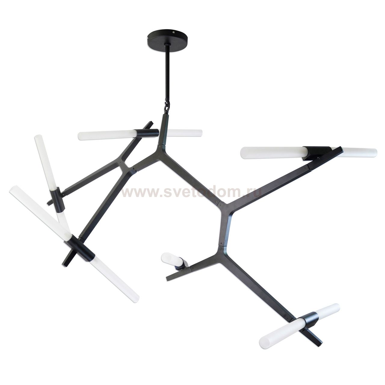 Люстра НИКС черная w107*53 h53-93 G9 50W (Led) (лампами не комплектуется) Kink light 07531-10,19