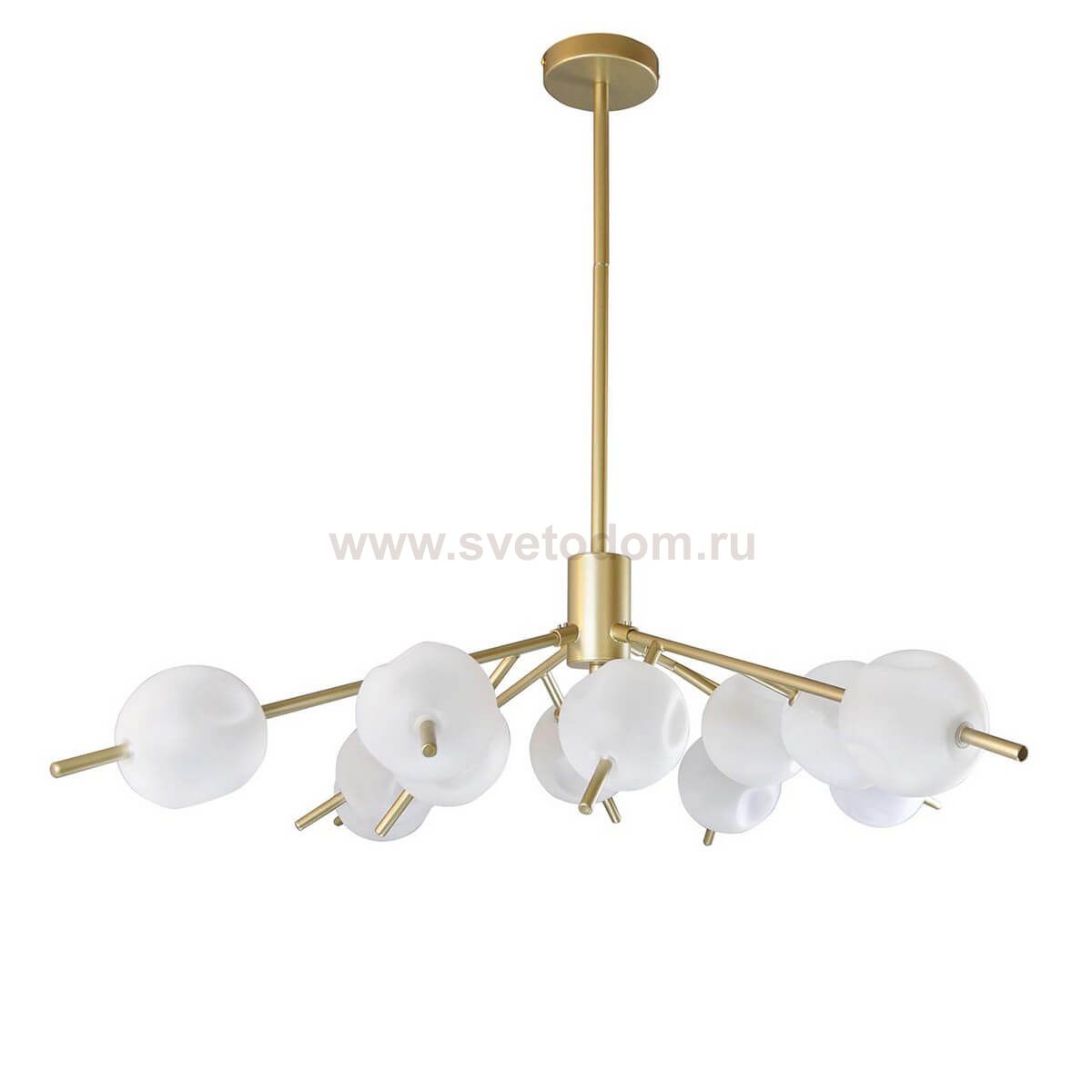 Люстра КВАТ шампань d96 h70 G9 60w (Led) (лампами не комплектуется) Kink light 07544-12,33