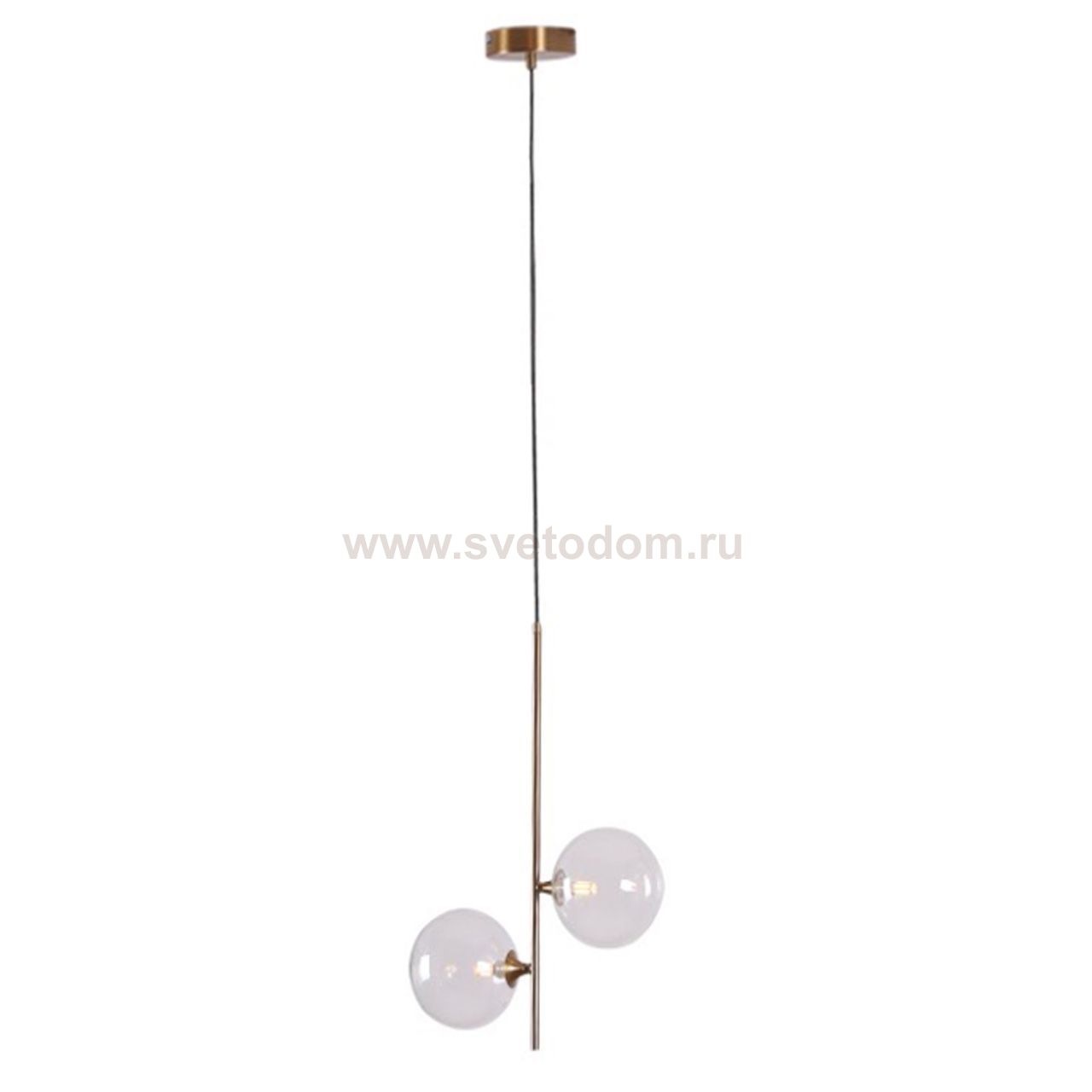 Подвесной светильник КИАРА бронза, диаметр плафона 15см w55*15 h105 E14 2*5W Kink light 07603-2L E14