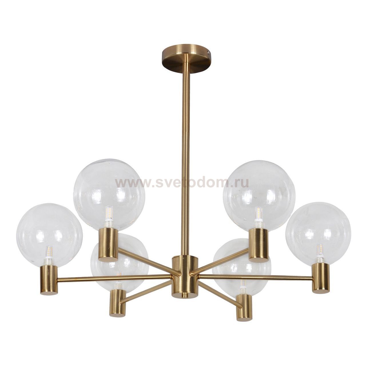 Люстра КИАРА бронза d74 h62 E14 6*5W диаметр плафонов 15см Kink light 07603-6 E14