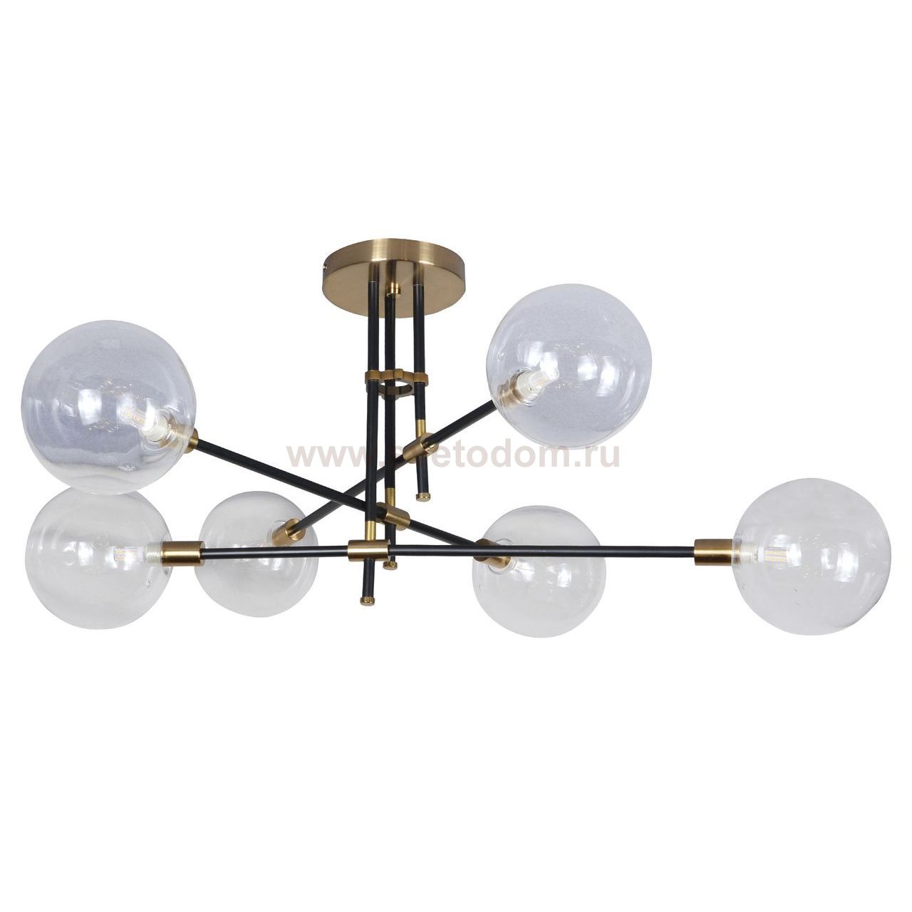 Люстра КИАРА бронза d80 h37 E14 6*5W диаметр плафонов 15см Kink light 07604-6 E14