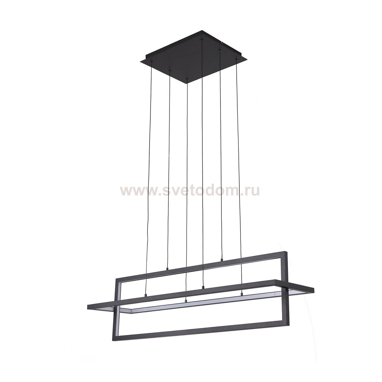 Подвес ЛИНД черный w80*38.5 h60.5 Led 49+51W(3000K) Kink light 07612-2A,19