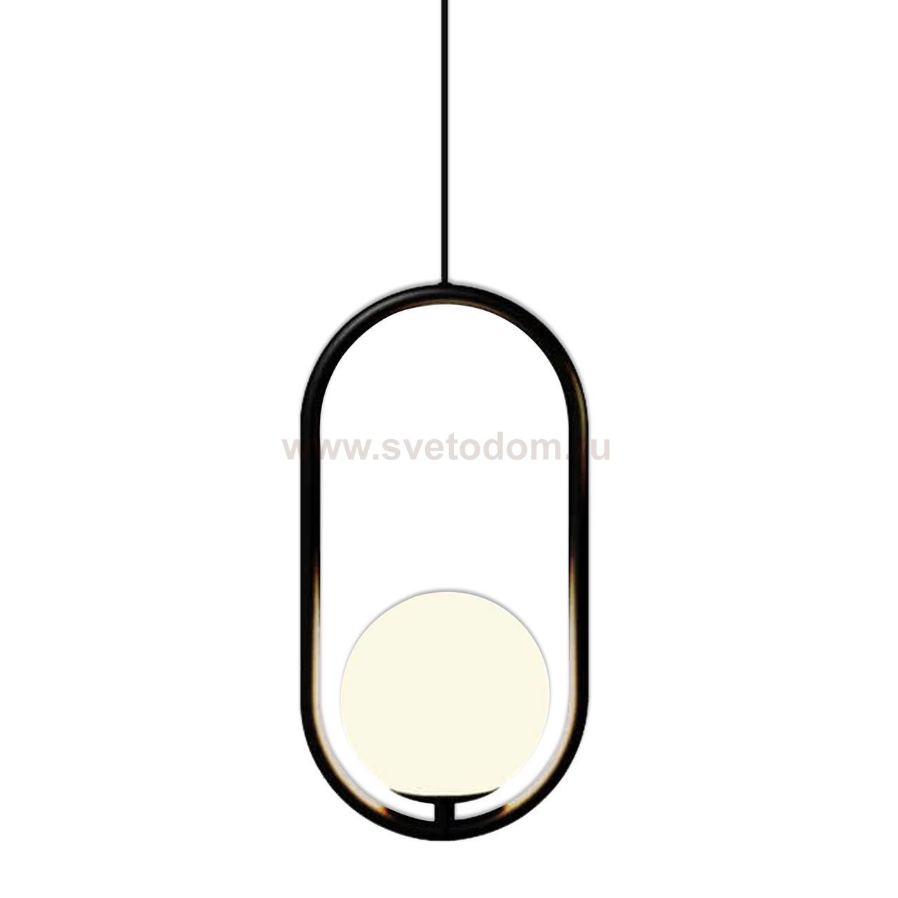 Подвесной светильник КЕНТИ черный w20*15 h125 (высота корпуса светильника h40) E14 1*40W Kink light 07631-1A,19