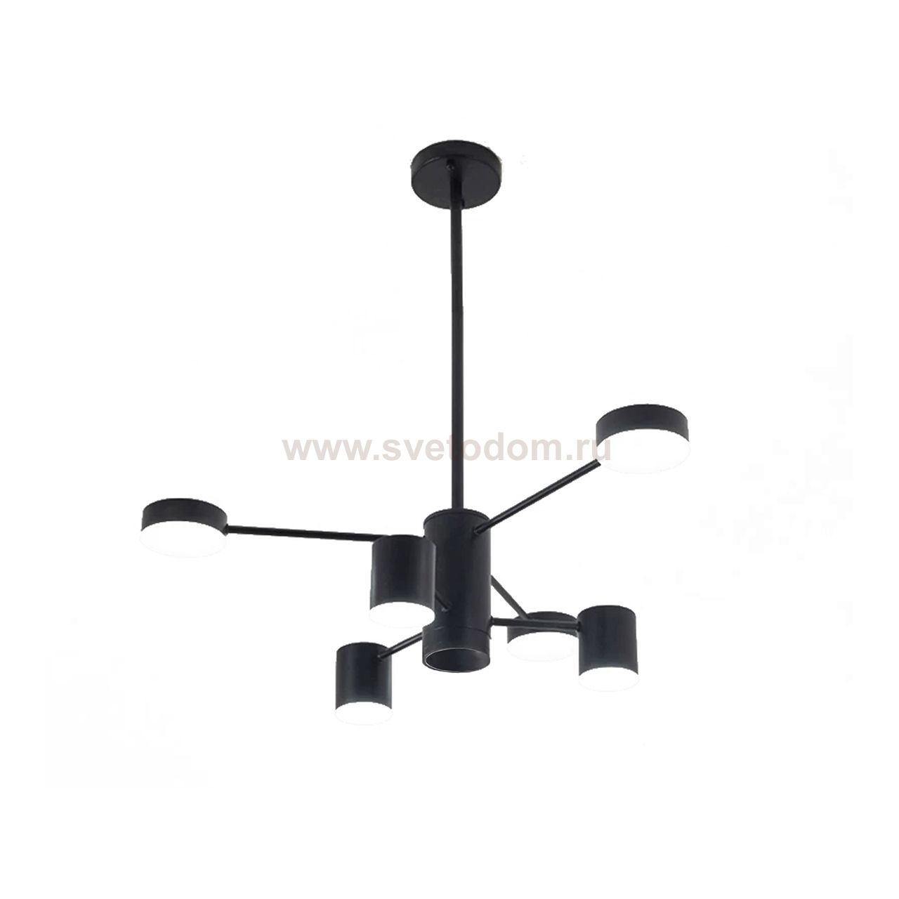 Люстра МЕКЛИ черная d75 h67 Led 3*5W+3*8W (4000К) Kink light 07649-6,19