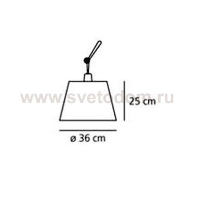Рассеиватель Tolomeo mega diffusore Artemide 0780020A Tolomeo