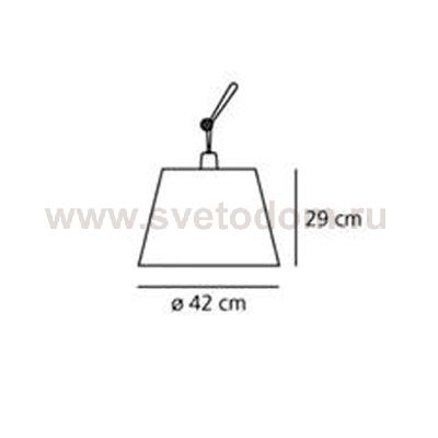 Рассеиватель Tolomeo diffusore Artemide 0780030A Tolomeo