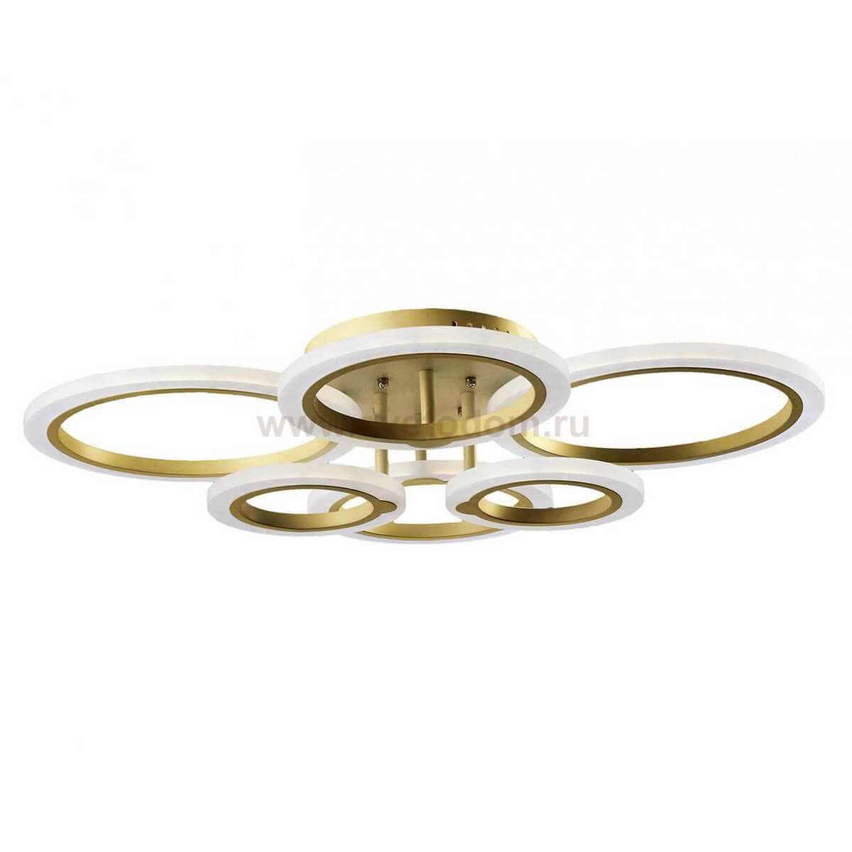 Люстра САГА матовое золото d81*61 h13 Led 66w (3000K) Kink light 07819,33(3000K)