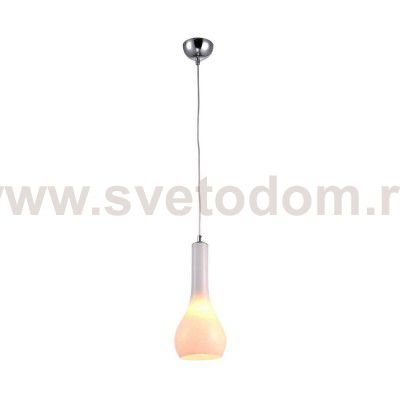 Подвесной светильник ДЮАР стекло белый d14.5 h150 E27 1*40w Kink light 07825-1,01