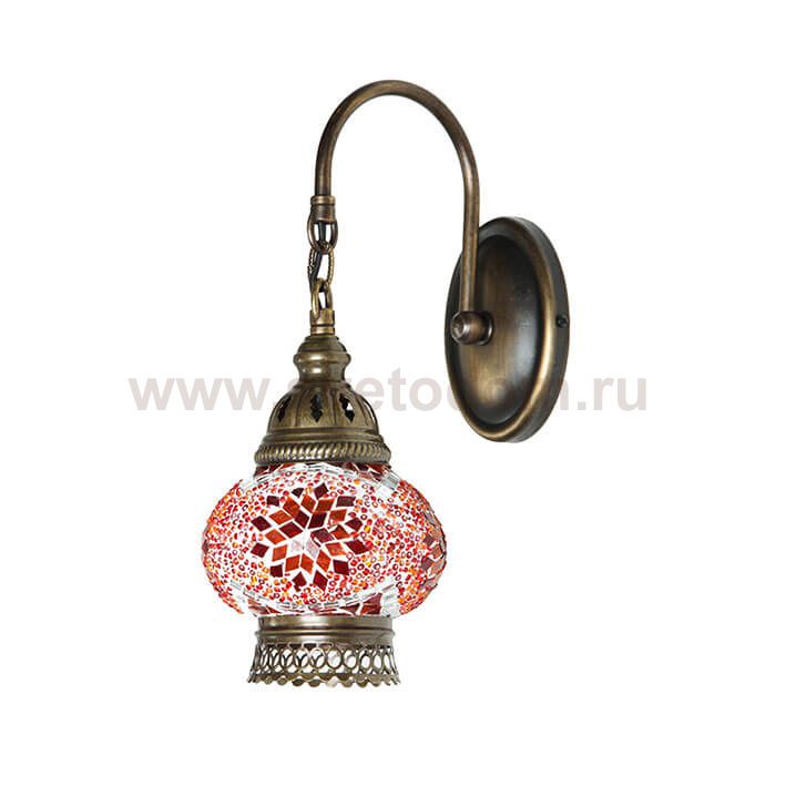 Светильник бра МАРОККО оранжевый h-29. w12x24 Е14 1*40w Kink light 0812TA,09
