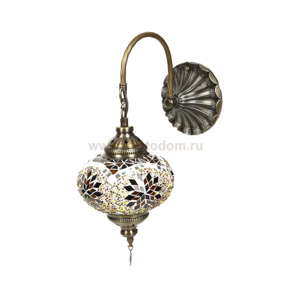 Светильник бра МАРОККО коричневый h38 w15x25 Е14 1*40w Kink light 0815T,04