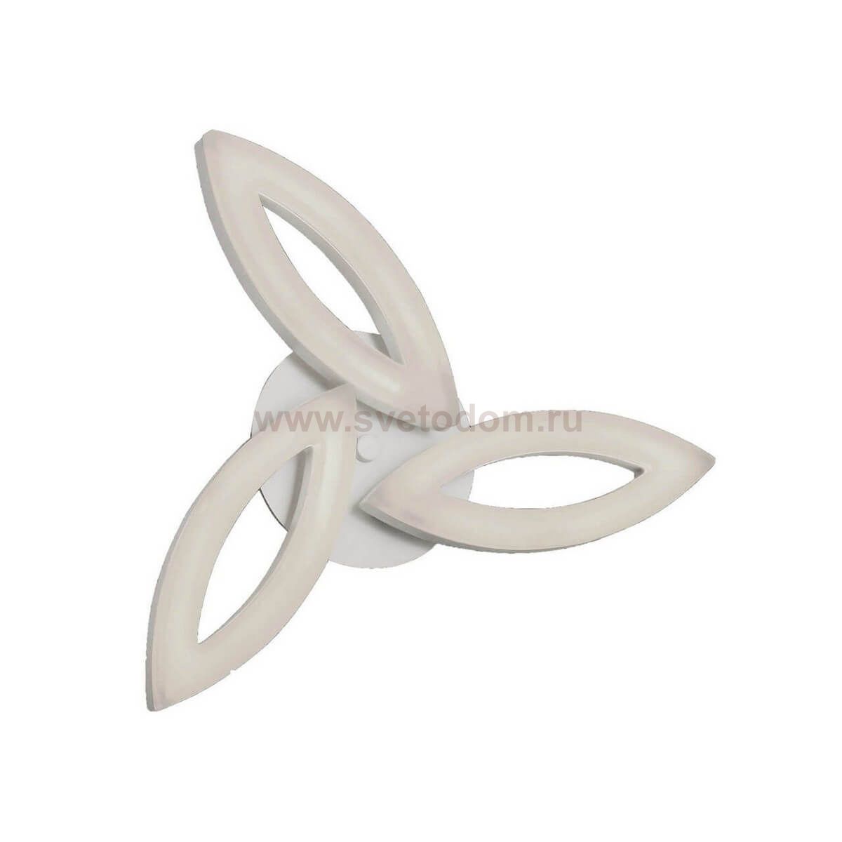 Светильник ФЛОРА белый d38 h10 Led 14W (4000K) Kink light 08166 (Р)