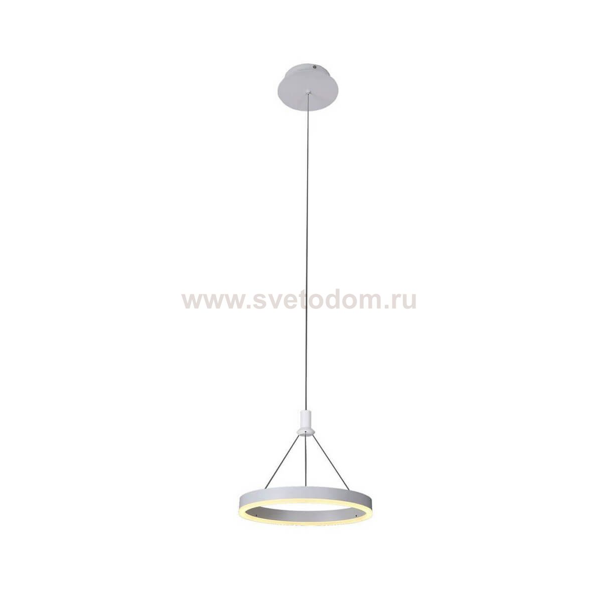 Подвесной светильник ТОР белый d30 h110 Led 18W (4000K) Kink light 08205,01(4000K)