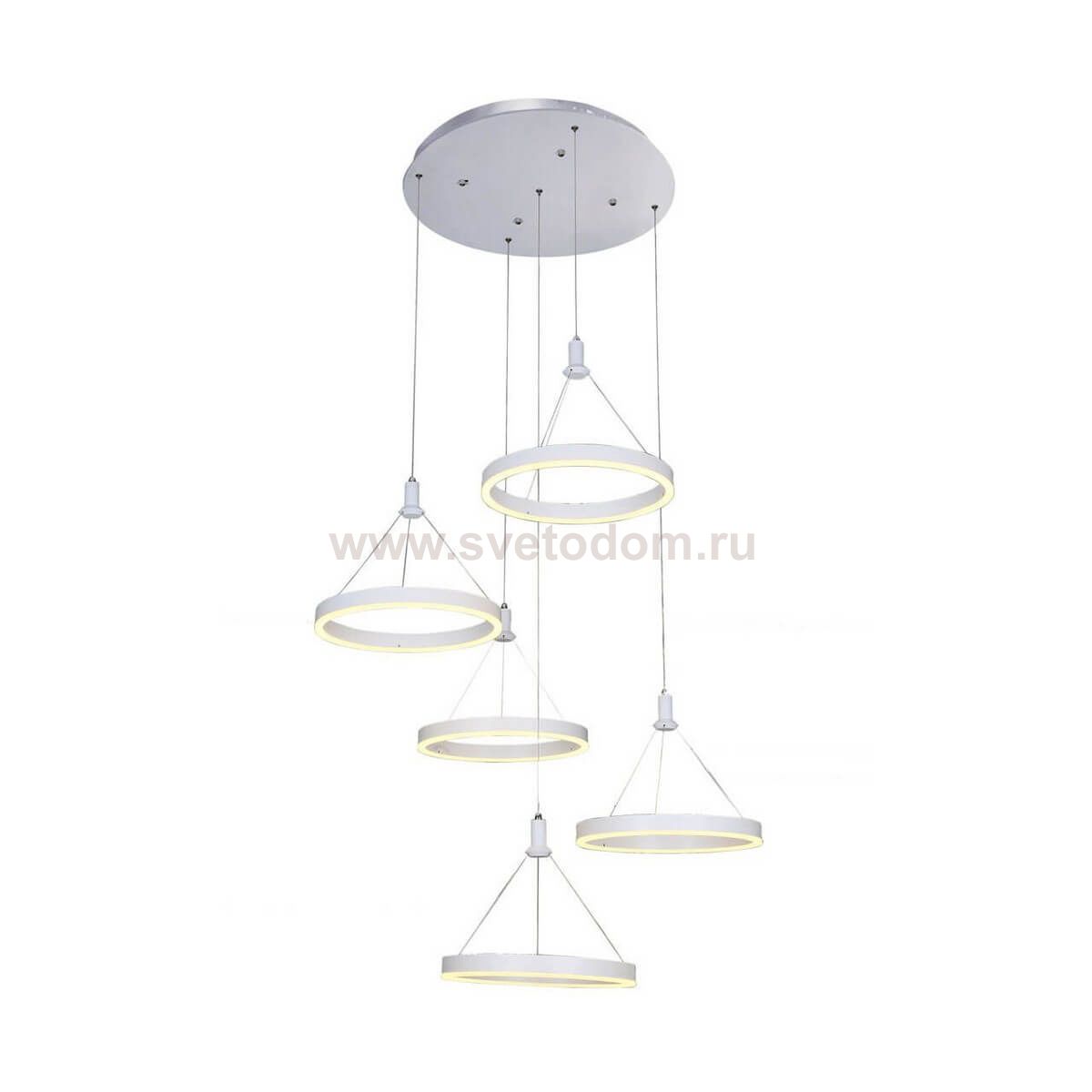 Подвесной светильник ТОР на кругу белый d40 h110 Led 90W (4000K) Kink light 08205-5A,01(4000K)