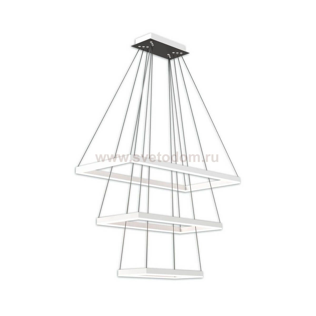 Подвесной светильник АЛЬТИС белый w80*40+60*30+40*20 h140 Led 85W (4000K) Kink light 08211-3,01(4000K)