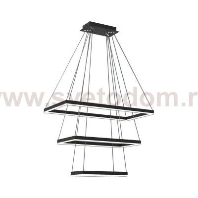 Подвесной светильник АЛЬТИС черный w80*40+60*30+40*20 h140 Led 85W (4000K) Kink light 08211-3,19(4000K)