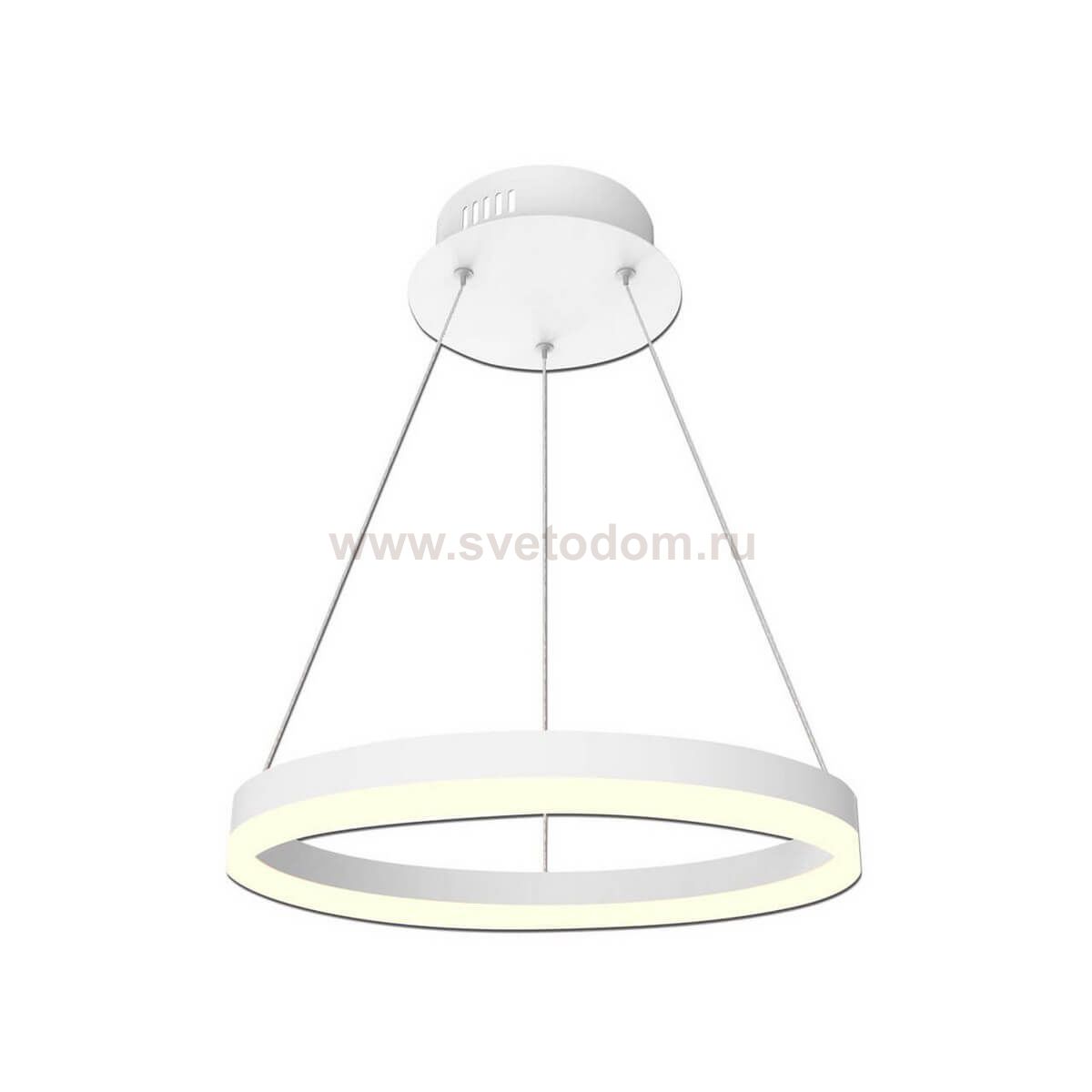 Подвесной светильник белый ТОР-ЭКО d-40 h-100 Led 20W (4000K) Kink light 08212,01E