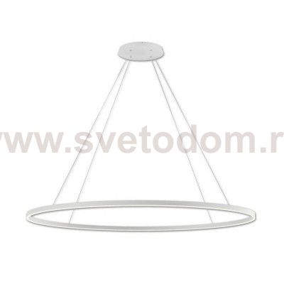 Подвесной светильник диммируемый ТОР белый d150 h120 Led 96W (4000K) с пультом ДУ Kink light 08218,01(4000K)