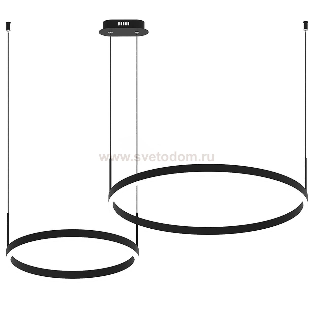 Подвесной светильник Тор черный w90*60 (d40+60) h110 Led 60W (4000K) Kink light 08219,19P