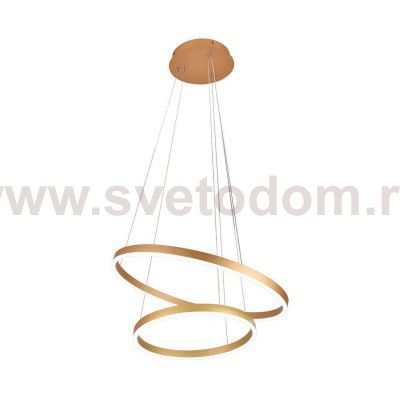 Подвес диммируемый ТОР мат.золото d60+40 h110 Led 60W (3000K), с пультом ДУ Kink light 08219,33(3000K)
